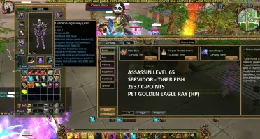 contas no talisman online com itens, pets e muitos c-points