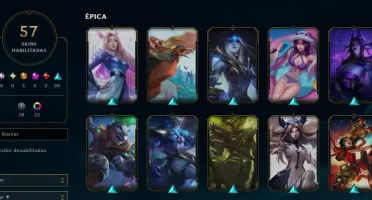 Conta Lol 57 Skins + 48K De Rp Em Skins