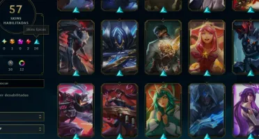 Conta Lol 57 Skins + 48K De Rp Em Skins
