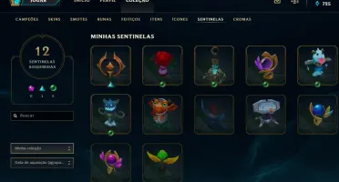 Conta LoL,com varias skins