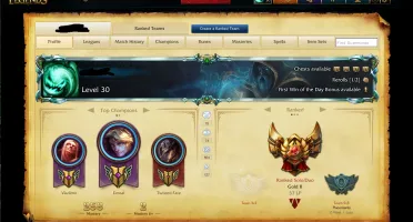 Conta League of Legends ouro 2