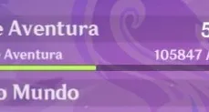 Conta parada de Genshin impact AR.55