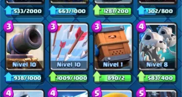 Conta level 11 no Clash Royale