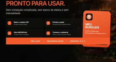 Sistema Completo para Hamburgueria | Pedidos, Estoque, Caixa