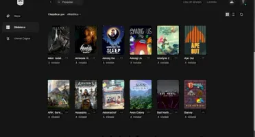 CONTA EPIC GAMES COM MAIS DE 200 GAMES