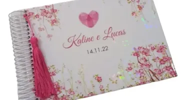 Caderno de Mensagens A5 Personalizado com 65 Folhas