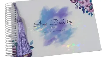 Caderno de Mensagens A5 Personalizado com 65 Folhas