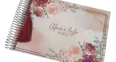 Caderno de Mensagens A5 Personalizado com 65 Folhas