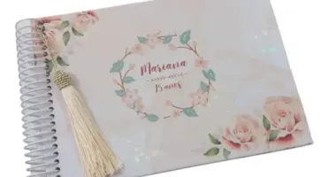 Caderno de Mensagens A5 Personalizado com 65 Folhas