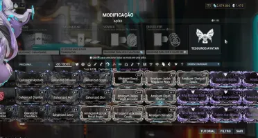 conta warframe maestria 21 completa