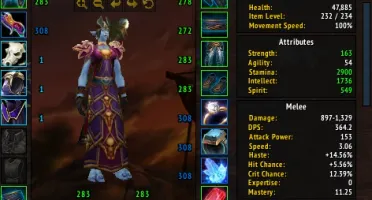 WoTLK, Paladin, 3660+ GS, Mage, 3540+ GS. Priest Lvl 82+
