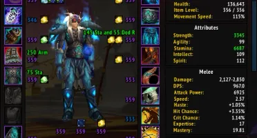 WoTLK, Paladin, 3660+ GS, Mage, 3540+ GS. Priest Lvl 82+