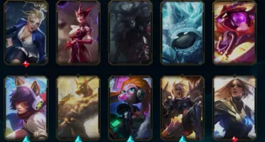 Conta Riot, Kayle Juiza e Janna Vitoriosa e Valorant.
