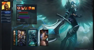 Conta com skin rara (Kayle Juiza)