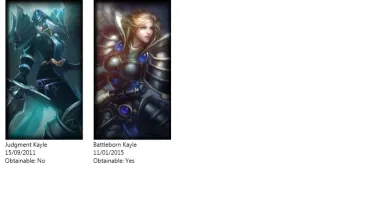Conta com skin rara (Kayle Juiza)