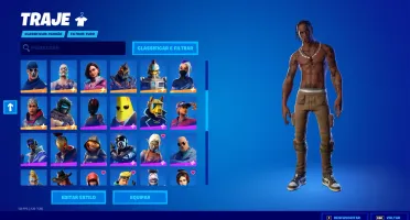 conta fortnite com travis scott