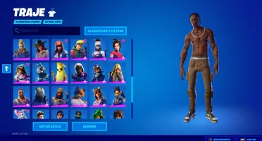 conta fortnite com travis scott