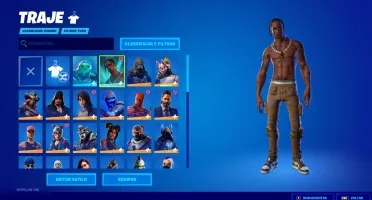 conta fortnite com travis scott