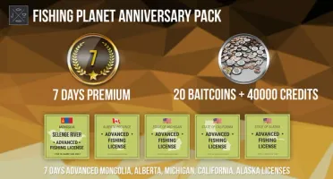 Fishing planet DLC (Anniversary Pack Steam)