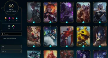 Conta de Lol 60 skins/ Mini chibi Jinx tft/ Gold 2 solo duo