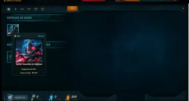 CONTAS DE LEAGUE OF LEGENDS 24 CHAMPS - 2 SKINS - UNRANKED