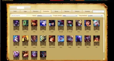 CONTAS DE LEAGUE OF LEGENDS 24 CHAMPS - 2 SKINS - UNRANKED