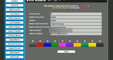 Painel Administrativo Para Web Rádio