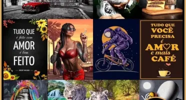 Pack Artes Quadros Decoração Imagens Decore Placas