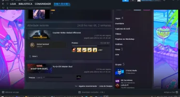 Conta csgo com prime e 2k horas, level 14 steam
