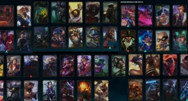 Conta de LoL com quase 10 anos, todos os Campeões