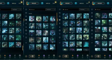 Conta de LoL com quase 10 anos, todos os Campeões