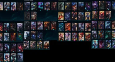 Conta de LoL com quase 10 anos, todos os Campeões