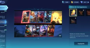 Conta mobile legend top Muitas colab