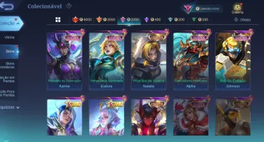 Conta mobile legend top Muitas colab