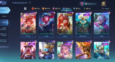 Conta mobile legend top Muitas colab