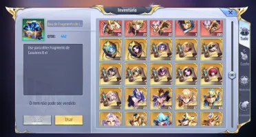 Vendo conta Saint seiya A58