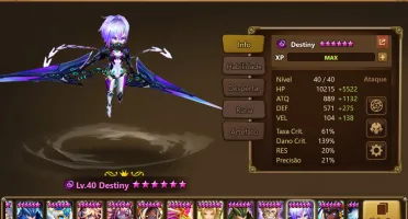 Conta sw com 2 Nat 5 LD (Destiny e Vivachel)