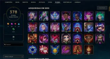 Conta riot com 754 skins no lol + skins no valorant