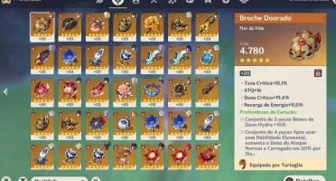 [AR56]Xiao/Hutao+Homa/Shogun/Zhongli/Albedo/ e muito mais!