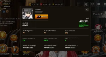 Conta do SwordMaster Lev 76