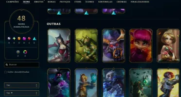 [Entrega Automática] Conta Lol Prata, 48 Skins, 1 Lendária