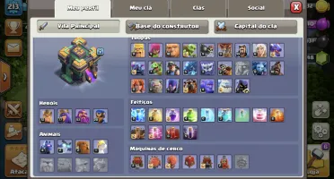 Conta Clash of clans CV14 semi full
