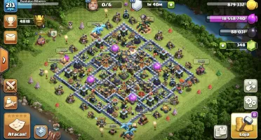 Conta Clash of clans CV14 semi full