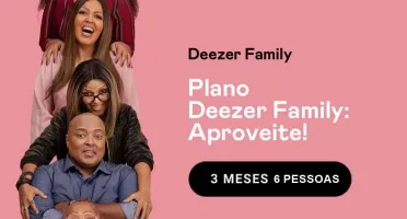 Deezer Family PREMIUM - 6 PESSOAS 90 DIAS