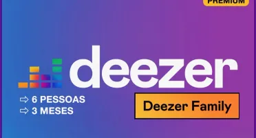 Deezer Family PREMIUM - 6 PESSOAS 90 DIAS