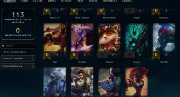 Conta Bronze II barata para smurf LOL