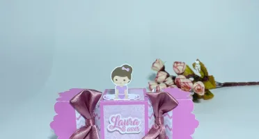 Kit Festa 20 Lembrancinhas Bailarina Personalizadas