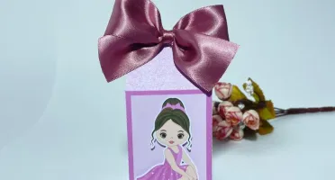 Kit Festa 20 Lembrancinhas Bailarina Personalizadas