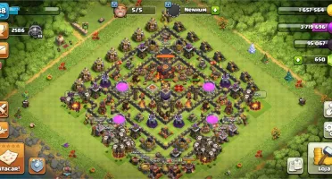 Conta Clash Of Clans Cv10 Quase Full