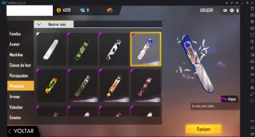 Conta de Free Fire Gemada - Diamante 2 - Mestre na s10